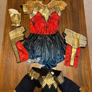 DC Comics Wonder Woman Kids Costume - Gold, Red, and Blue